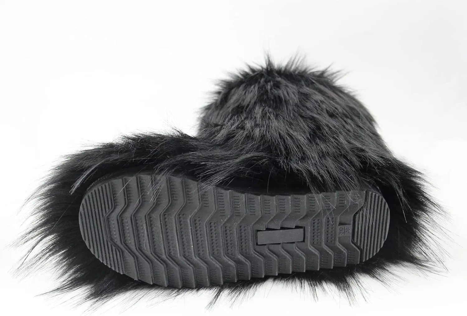 MH Bailment Women's Faux Fur Boots Winter Mid-Calf Snow Boots Fuzzy Fluffy Furry Fashion Short Snow Boots