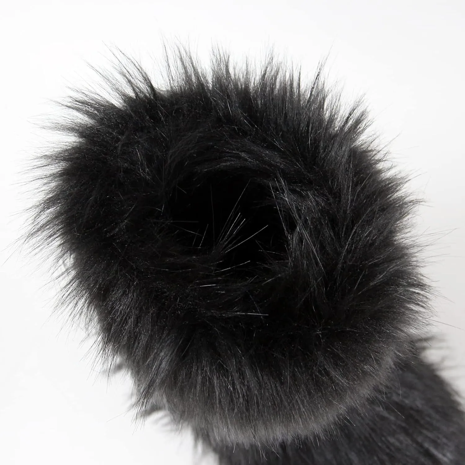 MH Bailment Women's Faux Fur Boots Winter Mid-Calf Snow Boots Fuzzy Fluffy Furry Fashion Short Snow Boots