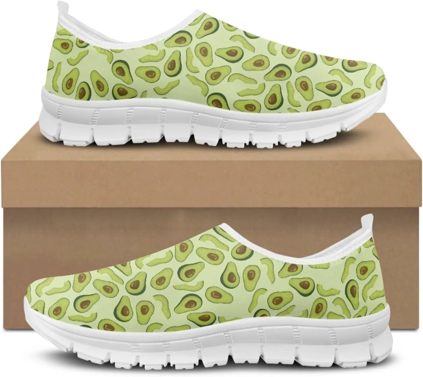 Modysero Womens Slip On Shoes Fashion Funny No Lace Tennis Shoes Women Walking Sneakers for Ladies Daily Sneaker Low Top