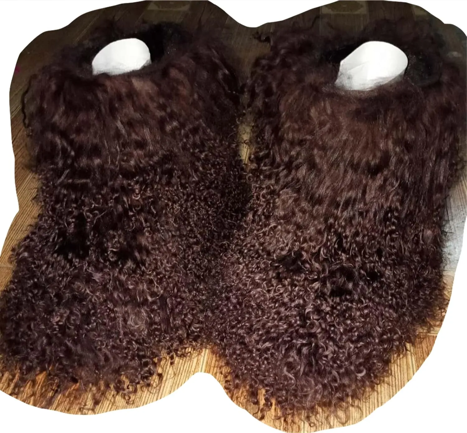 MSD-1 Woman's Tibetan Fur Boot With Real Mongolian Hairy Furry Sheepskin Shearling Lamb Skin Snow Boots Long Curly Hair Shoes For Young Lady Girls Outside Ski Fluffy Footwear Christmas Gifts Mid-Half Short Booties All Over Fur (13, Brown)
