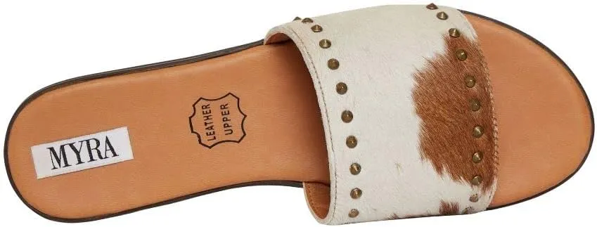 Myra Bag Sustainable Flats Fur Leather Shoes S-4111