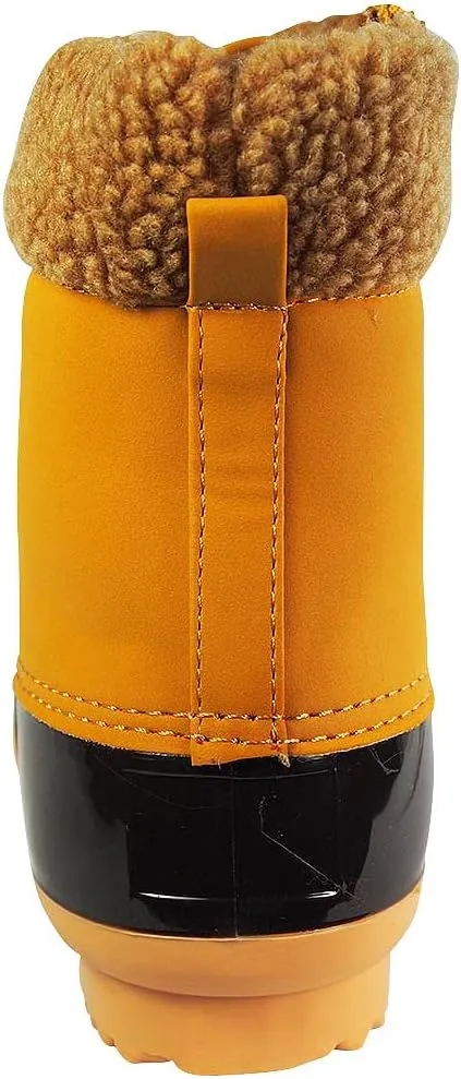 Nature Breeze Ladies Duck-02 Lace Up and Zipper Waterproof Insulated Boot