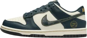 Nike Dunk Low Big Kids' Shoes (FB9109-301, Deep Jungle/Pale Ivory/Vintage Green)