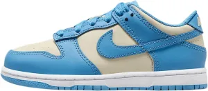 Nike Dunk Low Little Kids' Shoes (FB9108-400, Blue Beyond/Beach/White/Blue Beyond)