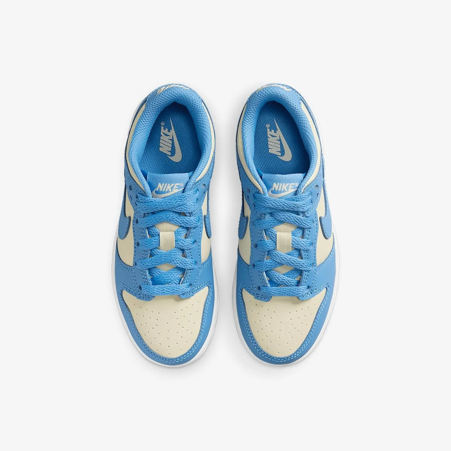 Nike Dunk Low Little Kids' Shoes (FB9108-400, Blue Beyond/Beach/White/Blue Beyond)