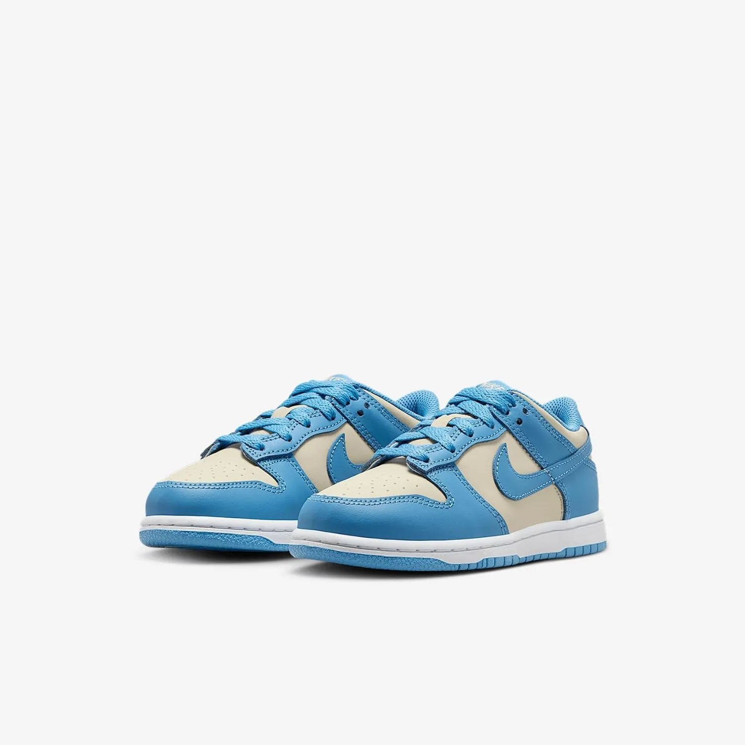 Nike Dunk Low Little Kids' Shoes (FB9108-400, Blue Beyond/Beach/White/Blue Beyond)