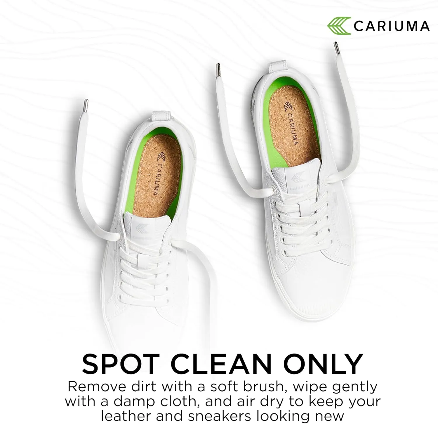 OCA Low Premium Leather Sneakers, Comfortable Shoes for Women, Lightweight & Sustainable, Versatile Casual Footwear with 100% Vegan Insoles, Rubber