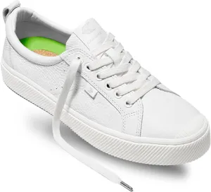 OCA Low Premium Leather Sneakers, Comfortable Shoes for Women, Lightweight & Sustainable, Versatile Casual Footwear with 100% Vegan Insoles, Rubber