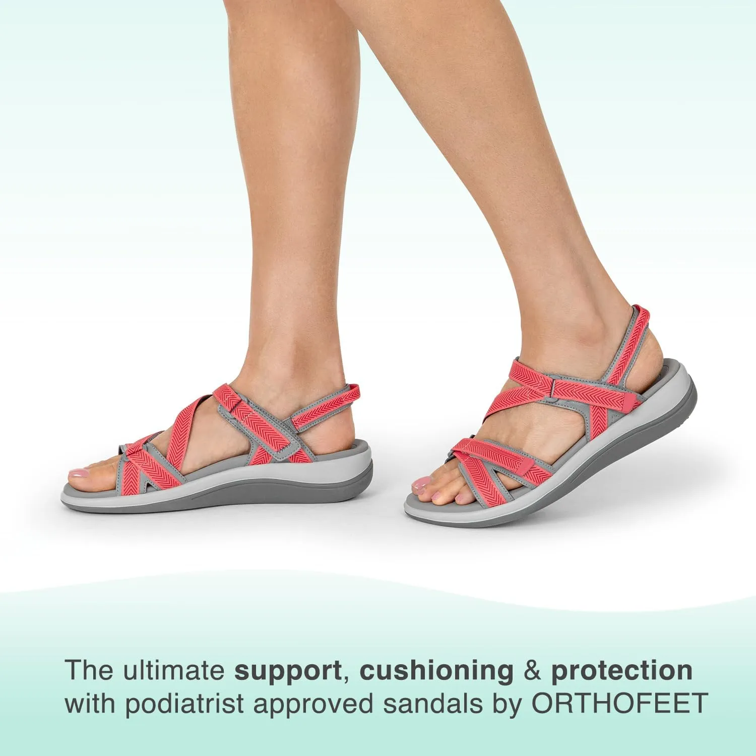 Orthofeet Women's Orthopedic Water-Friendly Lake Sandals