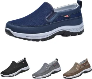 Orthopedic Shoes for Men Hiking Shoes Non-Slip Outdoor Walking Sneakers with Arch Support Walking Loafers