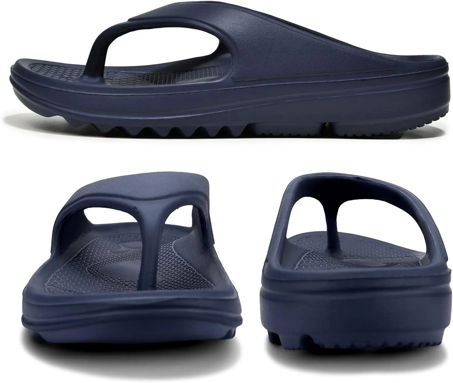 Oudizz Orthopedic Sandals Flip Flops for Women Arch Support Pillow Soft Recovery Thong Sandals Spa Summer Beach Cloud Slides