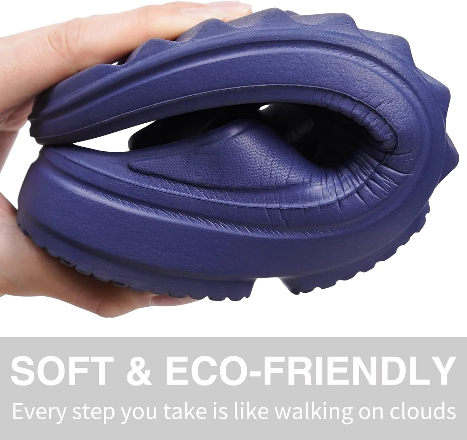 Oudizz Orthopedic Sandals Flip Flops for Women Arch Support Pillow Soft Recovery Thong Sandals Spa Summer Beach Cloud Slides