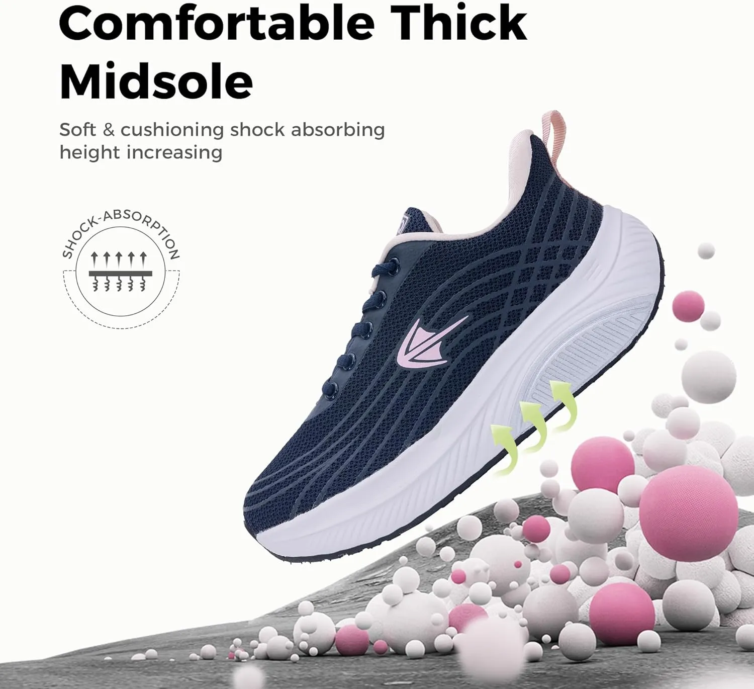 PERSOUL Wide Toe Box Shoes Women Walking Shoes with Arch Support Comfortable Tennis Sneakers for Plantar Fasciitis Foot Pain Relief US 6-11