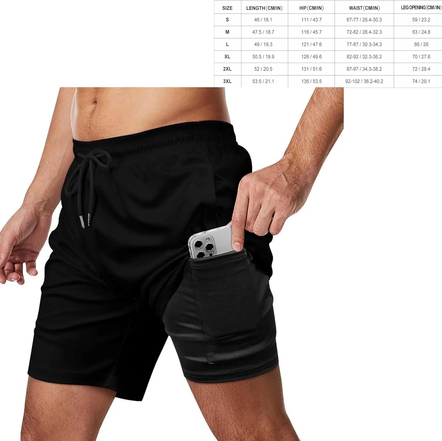 Poker Card Print Shorts Mens Beach Short Compression Liner Short Pants Sport Shorts Quick Dry Stretch Trunks Beach