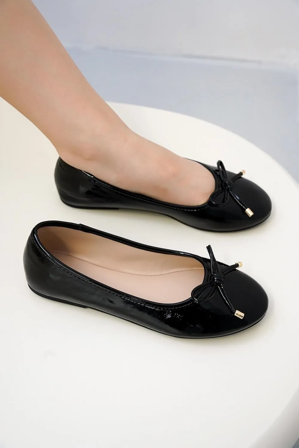 Project Cloud Ballet Flats for Women - Crystal-Embellished Mesh Ballet Flats for Women Footwear - Non-Slip Mary Jane Shoes with Memory Foam - Casual Footwear for All-Day Comfort (Amity)
