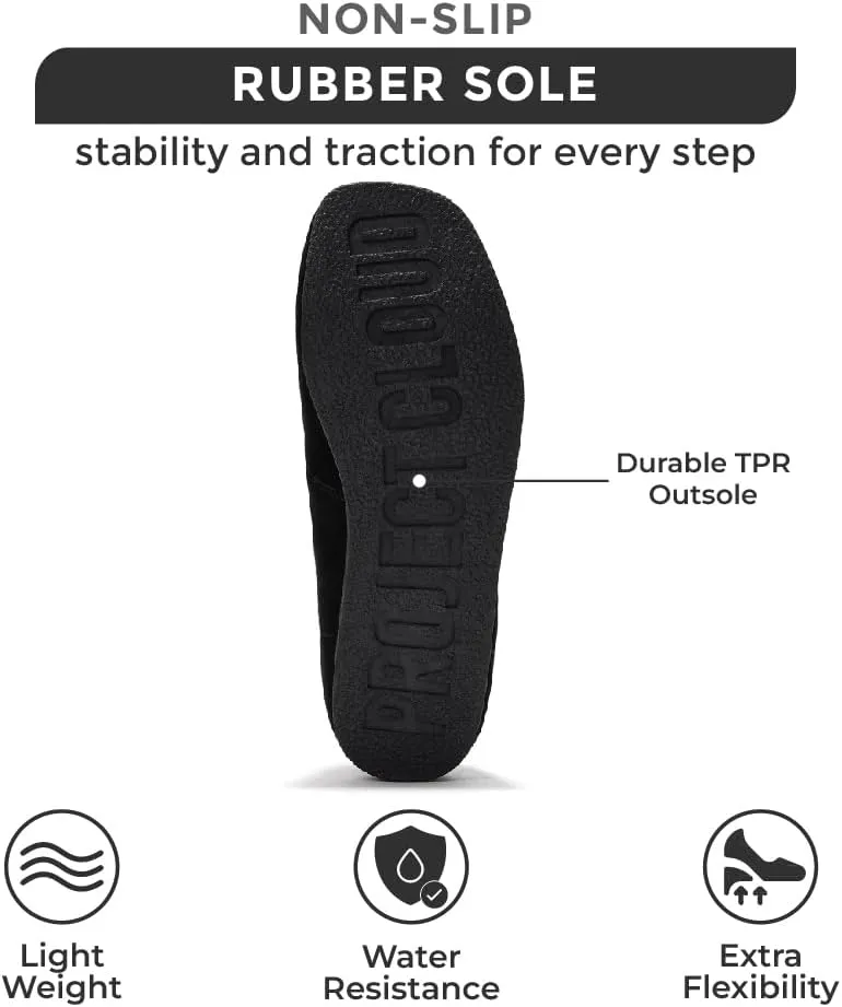 Project Cloud Genuine Leather Womens Shoes - Memory Foam Insole Oxford Shoes for Women Footwear - Lightweight Anti-Slip Sole Casual Work Loafers with Lace (Wally)