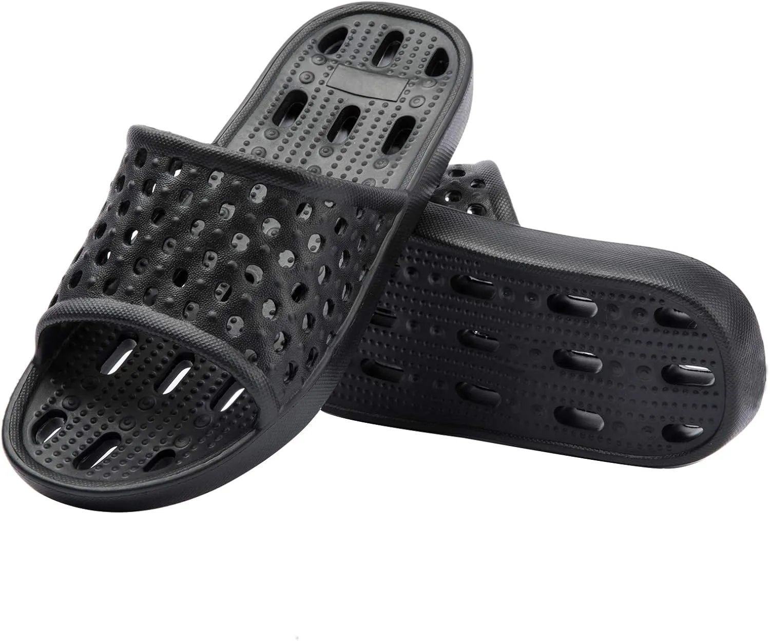 Ranberone Shower Shoes Women Quick Drying Non Slip College Dorm House Shower Sandals with Holes