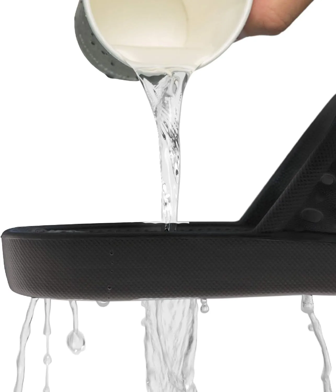 Ranberone Shower Shoes Women Quick Drying Non Slip College Dorm House Shower Sandals with Holes