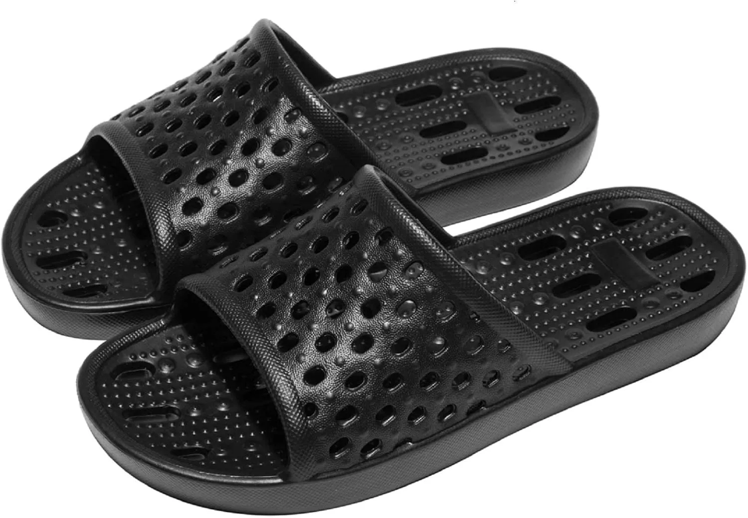 Ranberone Shower Shoes Women Quick Drying Non Slip College Dorm House Shower Sandals with Holes