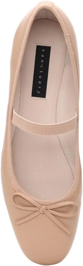 Sanctuary Women's Facile Ballet Comfortable Slip-On Flats for Casual Everyday Wear, Stylish Round Toe Shoes