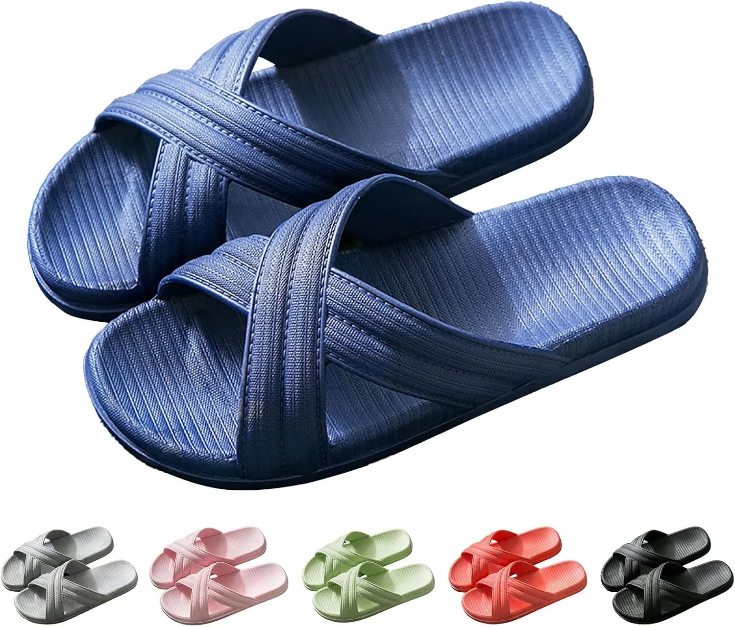 Sandal Slippers for Women Open Toe Shower Shoes Bathroom Sandals Breathable Slides Sandals Slides for Women