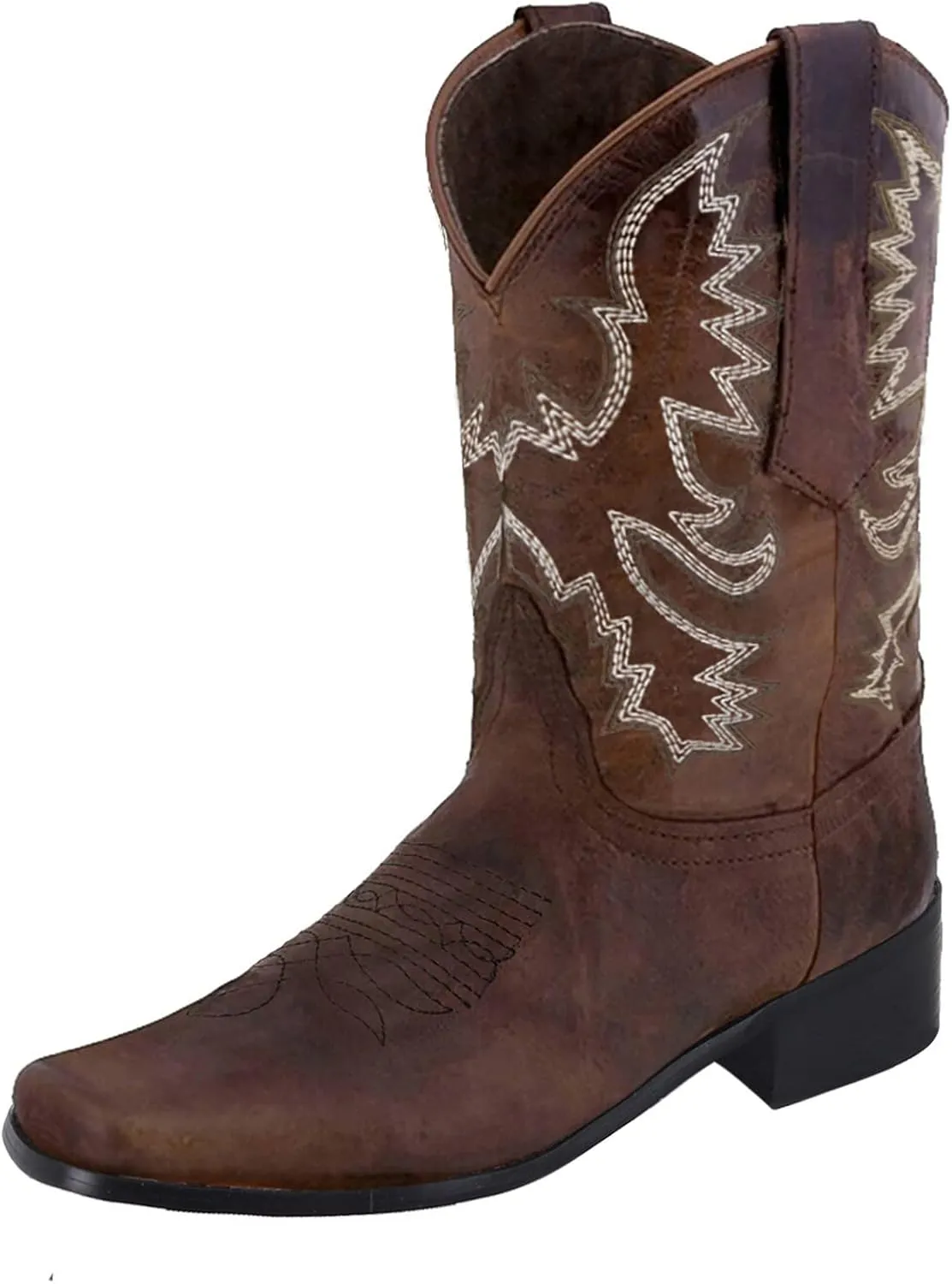 SBGMoSJ Fall Boots 2023 Trendy Black Cowboy Boots Wide Woman Black Western Boots for Woman Black and Brown Ankle Cowboy Boots for Women Women's Mid Calf Boots No Heel