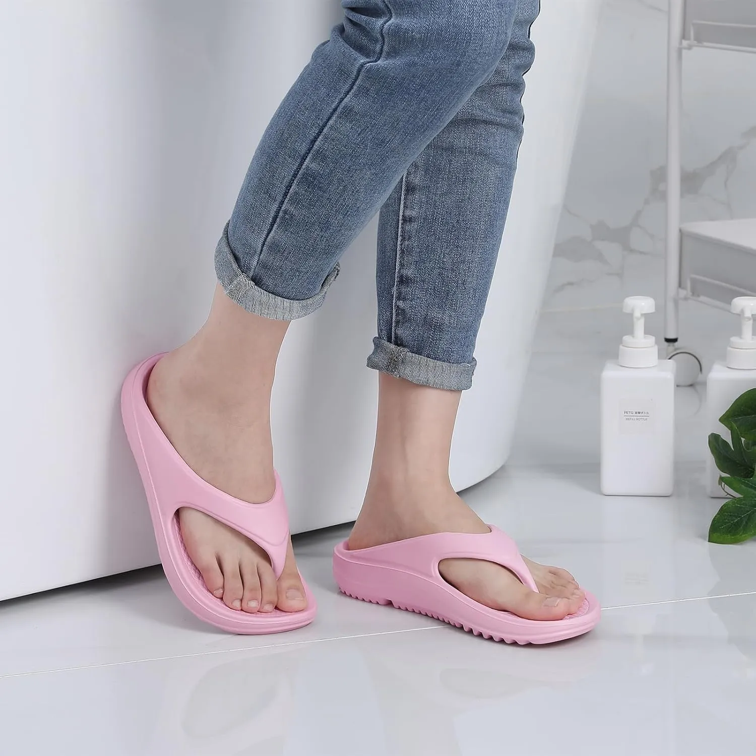 shevalues Orthopedic Sandals for Women Arch Support Recovery Flip Flops