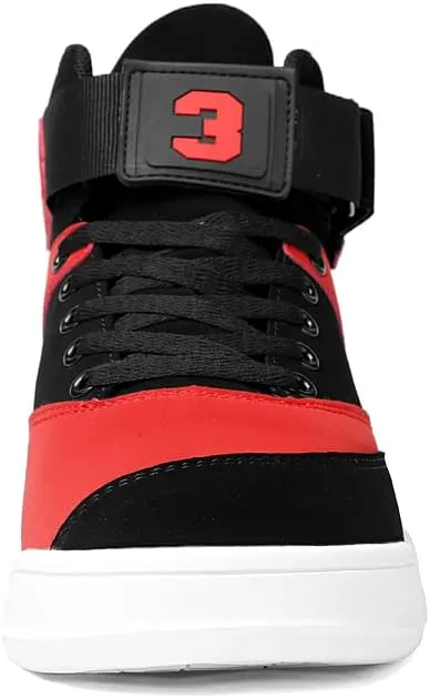 Shoes Men's High Top Fashion Sneakers Outdoor Casual Sports Shoes Training Leather Shoes Mens Flats