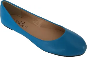 Shoes8teen Womens Ballerina Ballet Flats Shoes Leopard & Solids 14 Colors