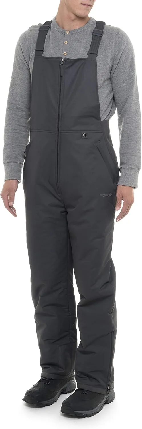 SkiGear Men's Essential Insulated Bib Overalls