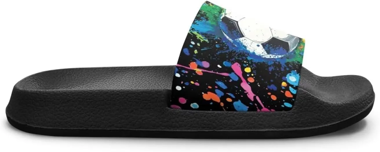 Slide Sandals for Boys Quick Dry Summer Slippers Kids Lightweight Pool Sandals