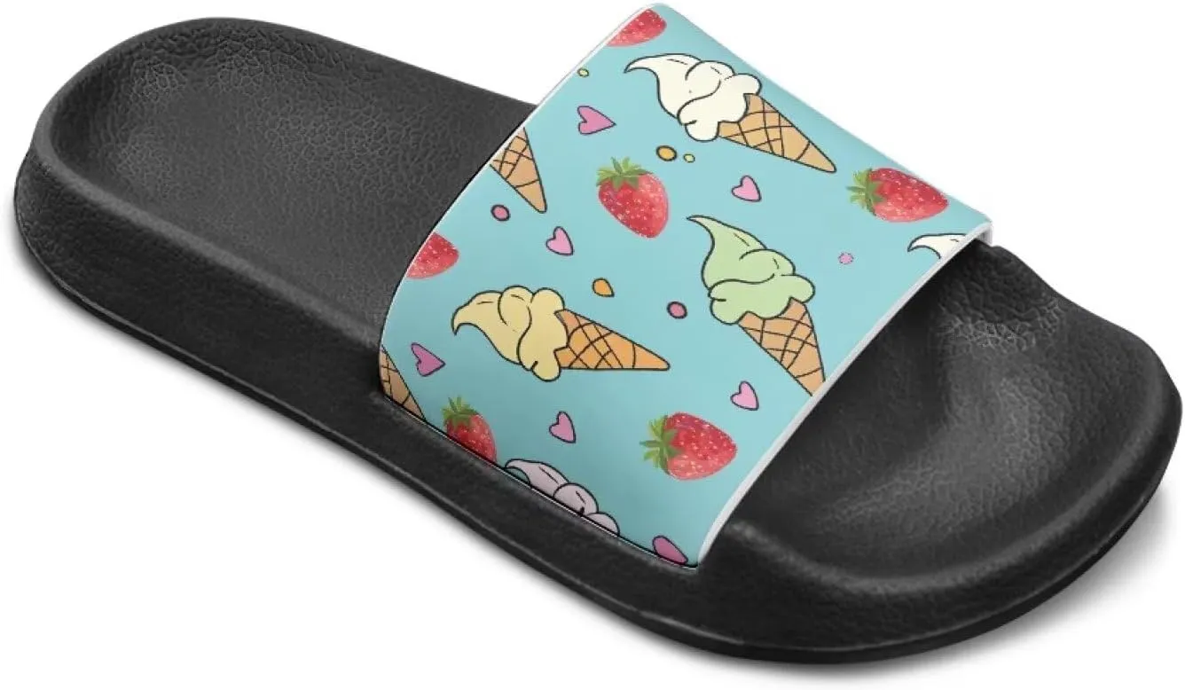 Slides for Boys Girls Quick Drying Kids Slides Sandals Non-Slip
