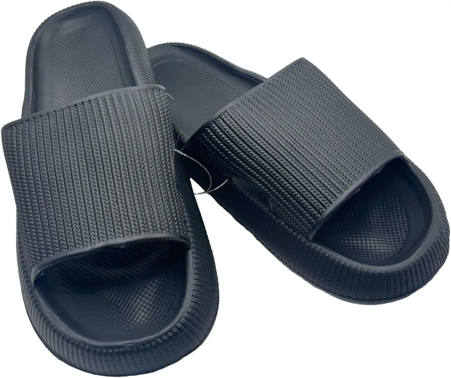 Slides Pillow Slippers for Women and Men Non Slip Quick Drying Shower Slides Bathroom Sandals | Thick Sole | Anti-Slip Cloud Slippers Lightweight Spa Open Toe Shower Sandals | Indoor & Outdoor