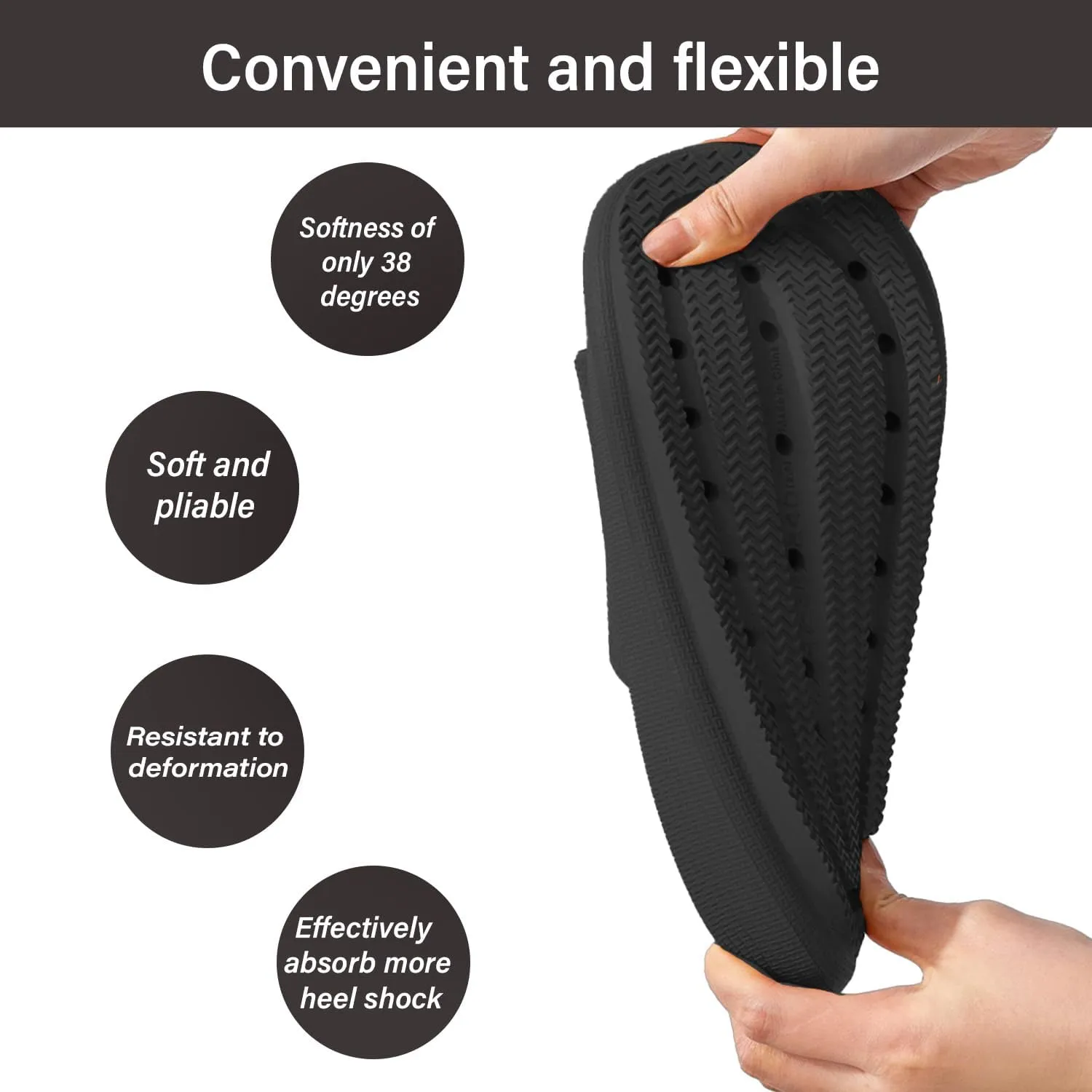 Slides Pillow Slippers for Women and Men Non Slip Quick Drying Shower Slides Bathroom Sandals | Thick Sole | Anti-Slip Cloud Slippers Lightweight Spa Open Toe Shower Sandals | Indoor & Outdoor