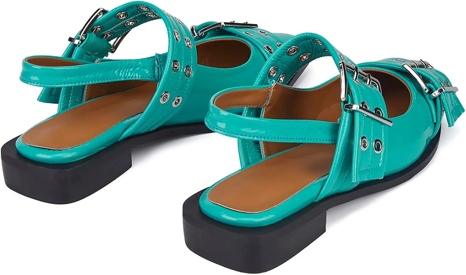 Slingback Ballet Flats for Women, Flats Closed Toe Ankle Strap Pump Shoes Flats Formal Dressy Comfortable Casual Classic Office Party Shoes