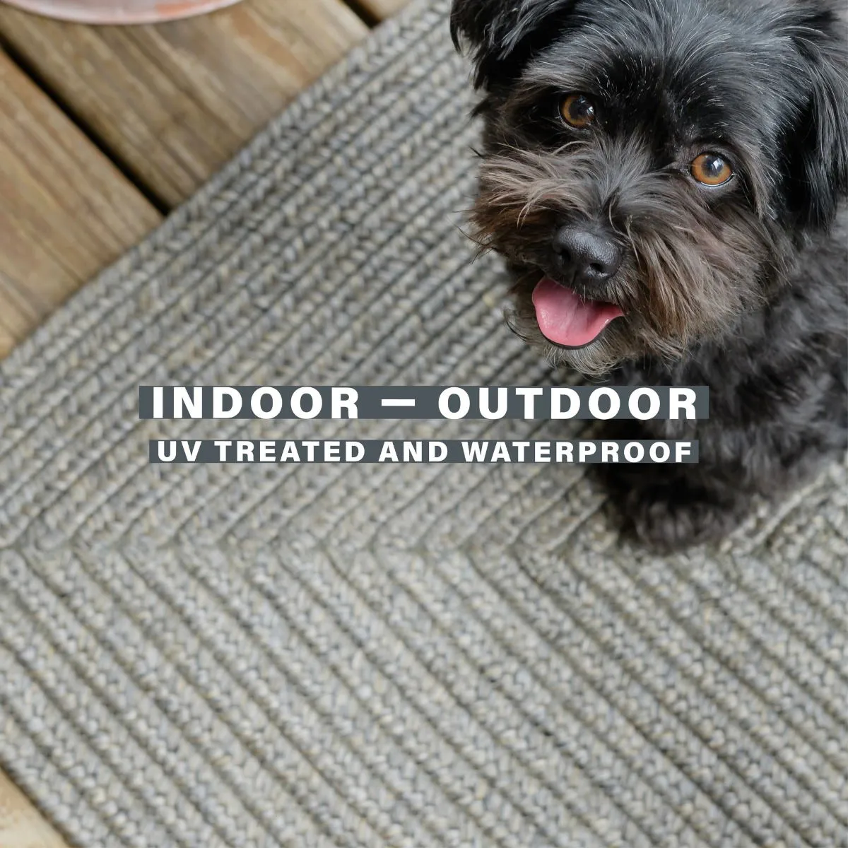 Smoke Grey Braided Rugs