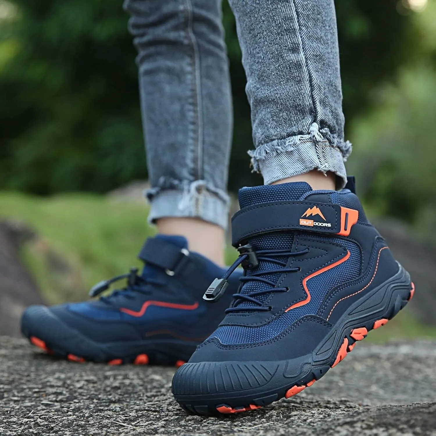 Sneaker Booties For Boys Kids Outdoor Running Walking Non Slip Shoes Childrens Open Toe Ankle Sport Boots Comfy Light