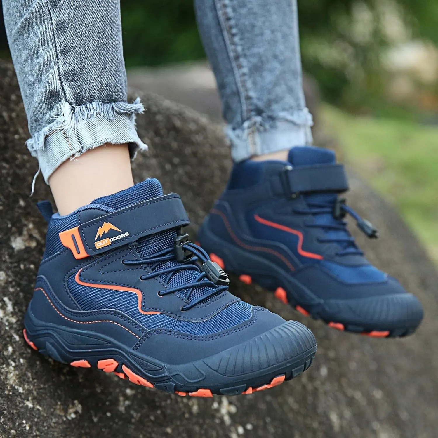 Sneaker Booties For Boys Kids Outdoor Running Walking Non Slip Shoes Childrens Open Toe Ankle Sport Boots Comfy Light