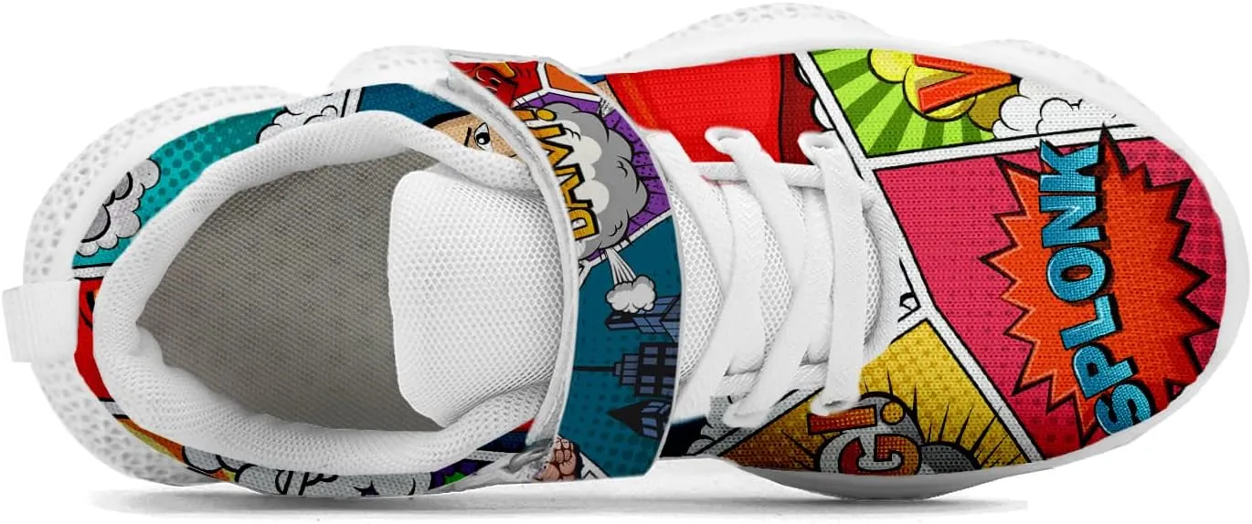 Sneakers for Boys Girls Kids Cartoon Animals Painted Running Shoes Children Outdoor Tennis Shoes