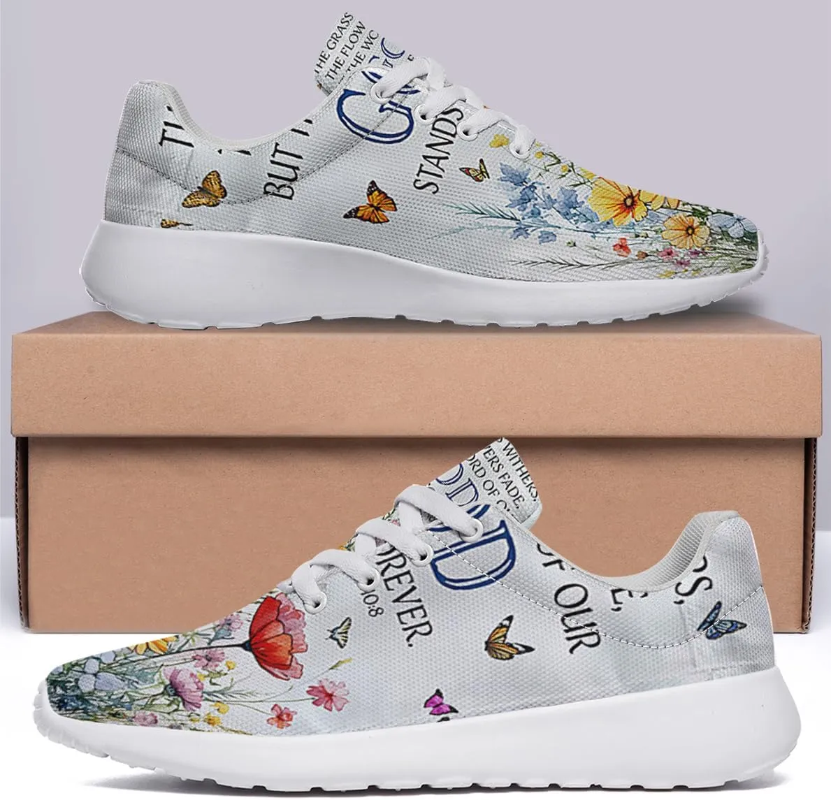Sonzj-II Christian Jesus Sneakers Men Women Running Walking Shoes Lightweight Breathable Fashion Sneakers