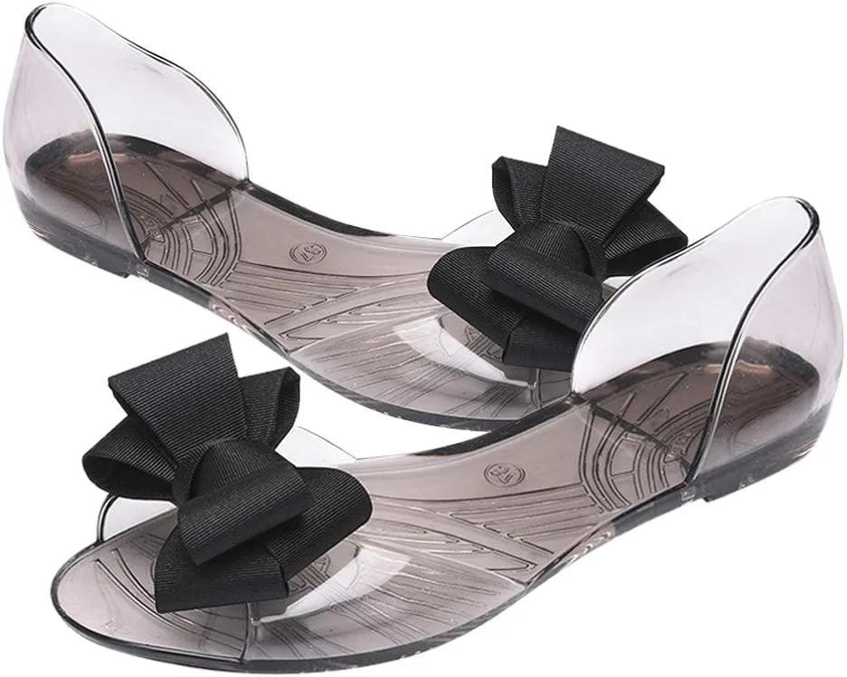 Spring Bowknot Sandals Shoes Jelly Shoes Summer Footwear Fashion Sandals