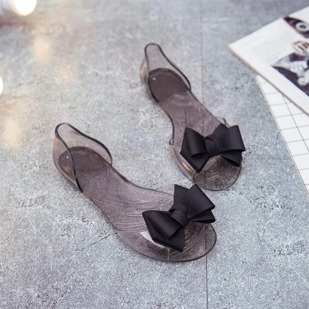 Spring Bowknot Sandals Shoes Jelly Shoes Summer Footwear Fashion Sandals