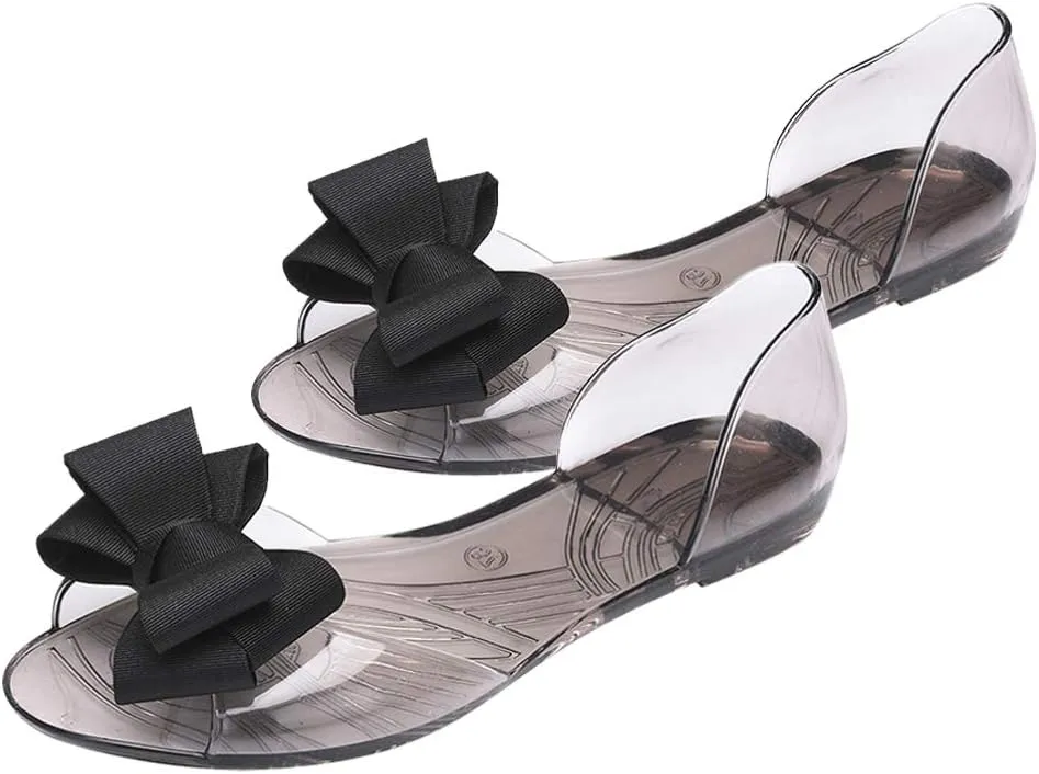Spring Bowknot Sandals Shoes Jelly Shoes Summer Footwear Fashion Sandals