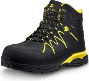 Steel Toe Work Boots for Women - Insulated Work Boots Steel Toe Sneakers Comfortable Construction Boot Lightweight Work & Safety Toe Shoes Gifts for Construction Workers for Work Construction