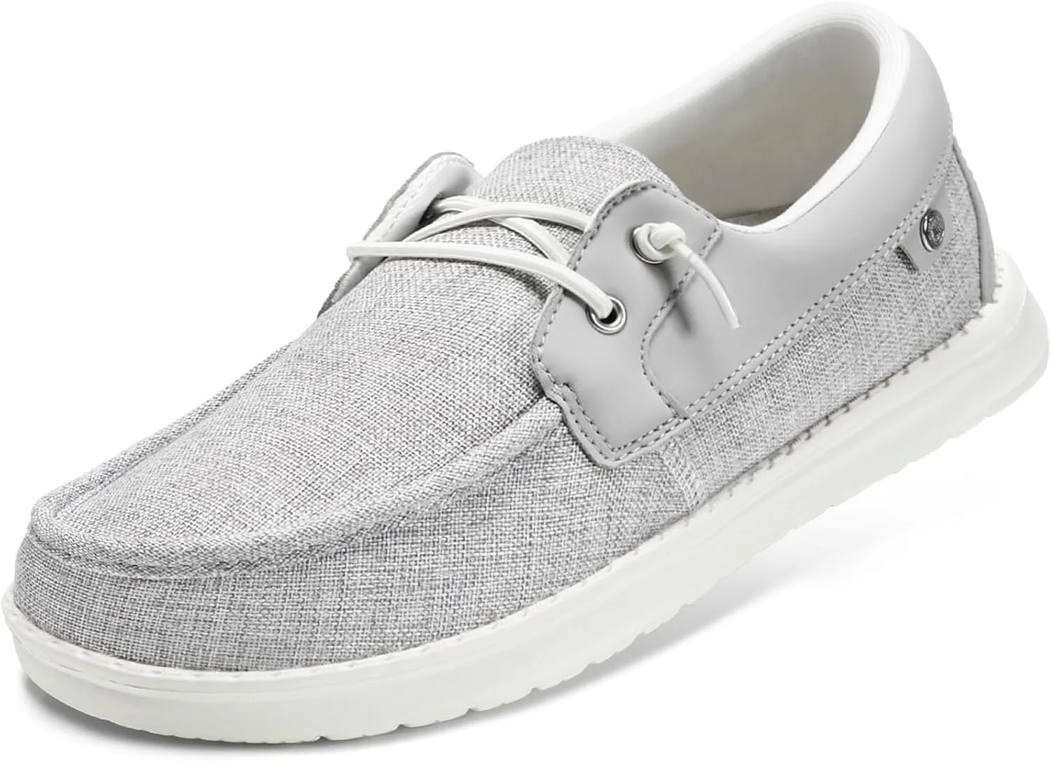 STQ Boat Shoes Men's Business Casual Shoes Slip on Dress Sneakers with Arch Support Insole Lightweight Orthopedic Walking Loafers for Plantar Fasciitis