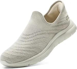 STQ Slip on Sneakers Women Walking Shoes Orthopedic Tennis Arch Support Orthopedic Maternity Elderly Plantar Fasciitis Standing Comfort Workout Travelling