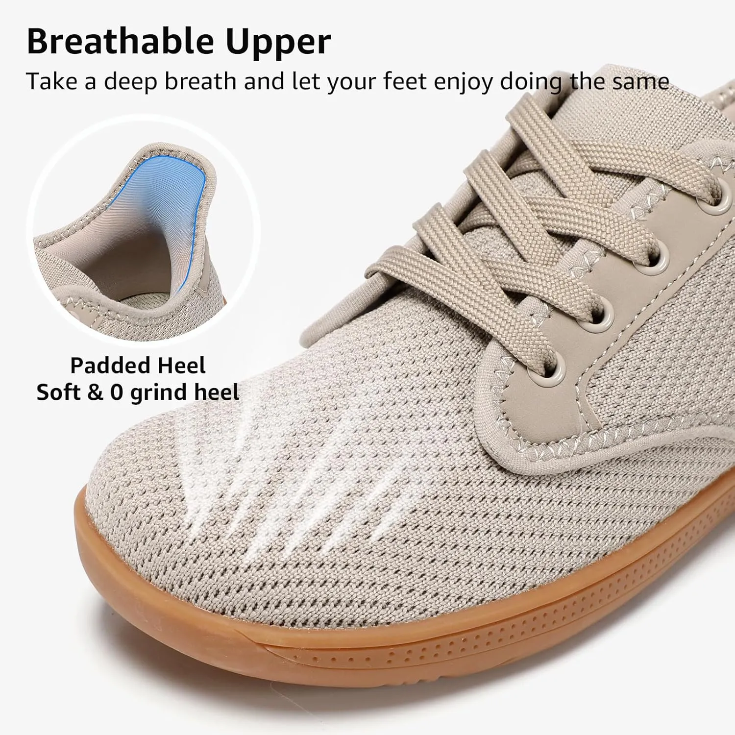 STQ Wide Toe Box Barefoot Shoes Women Minimalist Zero Drop Trail Running Sneakers Width Grounded Walking Tennis Footwear for Hiking Athletic Crossfit Workout Gym Training