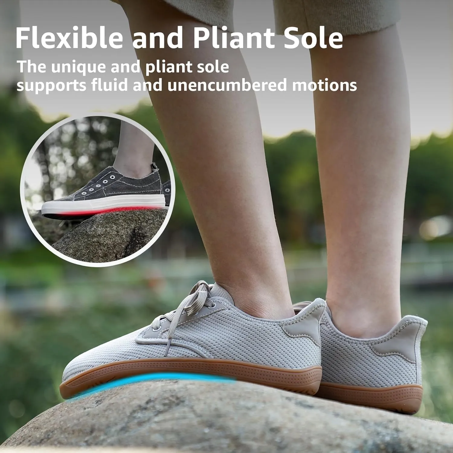 STQ Wide Toe Box Barefoot Shoes Women Minimalist Zero Drop Trail Running Sneakers Width Grounded Walking Tennis Footwear for Hiking Athletic Crossfit Workout Gym Training