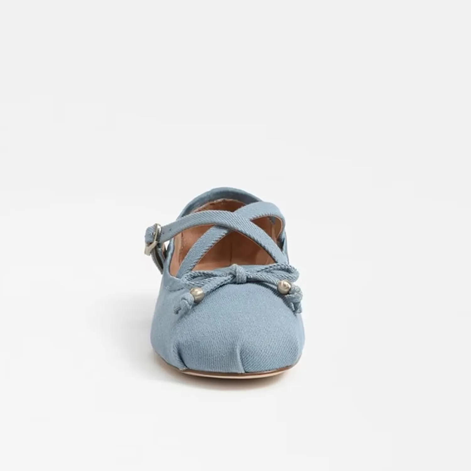 Suede Leather Ballet Flats Shoes for Women Cute Round Toe Slip On Mary Jane Flats Comfy Ballerina Flat Shoes Causal Daily Shoes with Strap