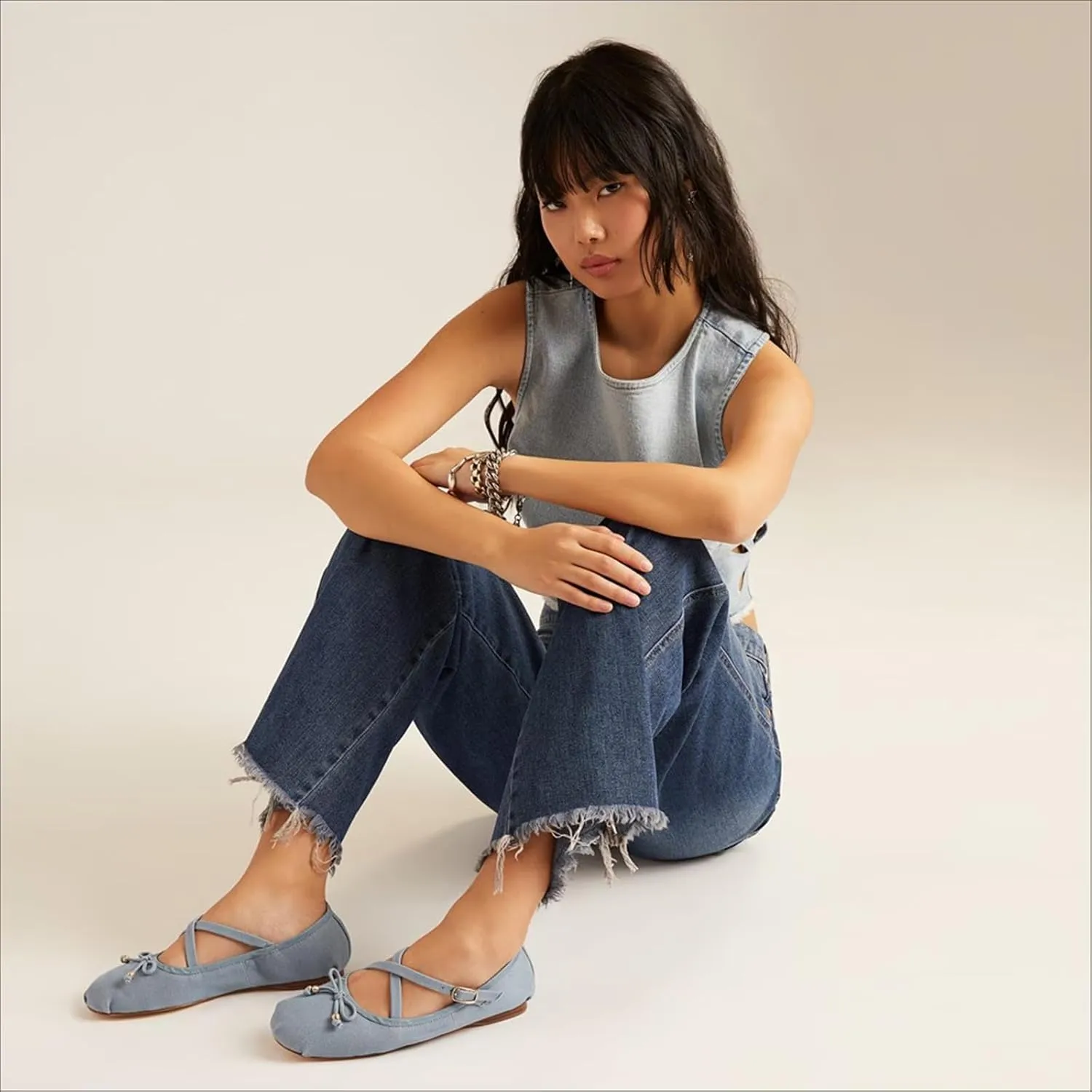Suede Leather Ballet Flats Shoes for Women Cute Round Toe Slip On Mary Jane Flats Comfy Ballerina Flat Shoes Causal Daily Shoes with Strap